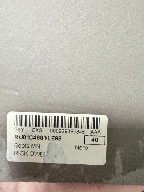 Rick Owens Chelsea Boots Beatle Bozo Tractor Boots40