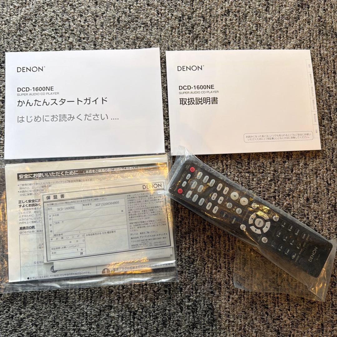 Denon Cd Sacd Player Dcd-1600Ne