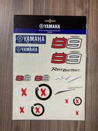 Stickers Decals Jorge Lorenzo Yamaha
