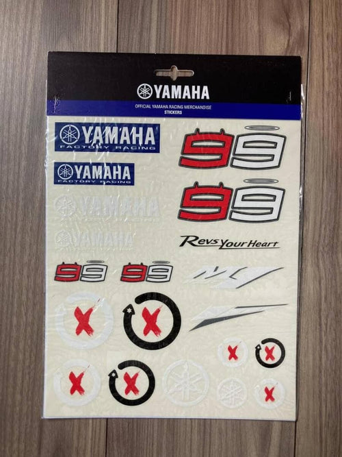 Stickers Decals Jorge Lorenzo Yamaha