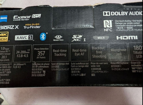 Sony Compact Digital Cameras Cyber-Shot Rx100 Vii
