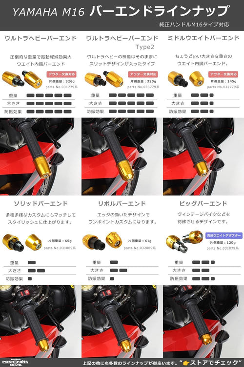 Handle M16 Mt-09 Mt-07 031089-03-10