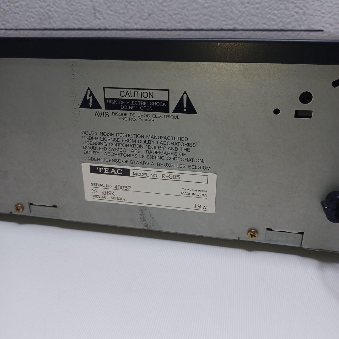 Teac Cd Md Cassette Deck R-505