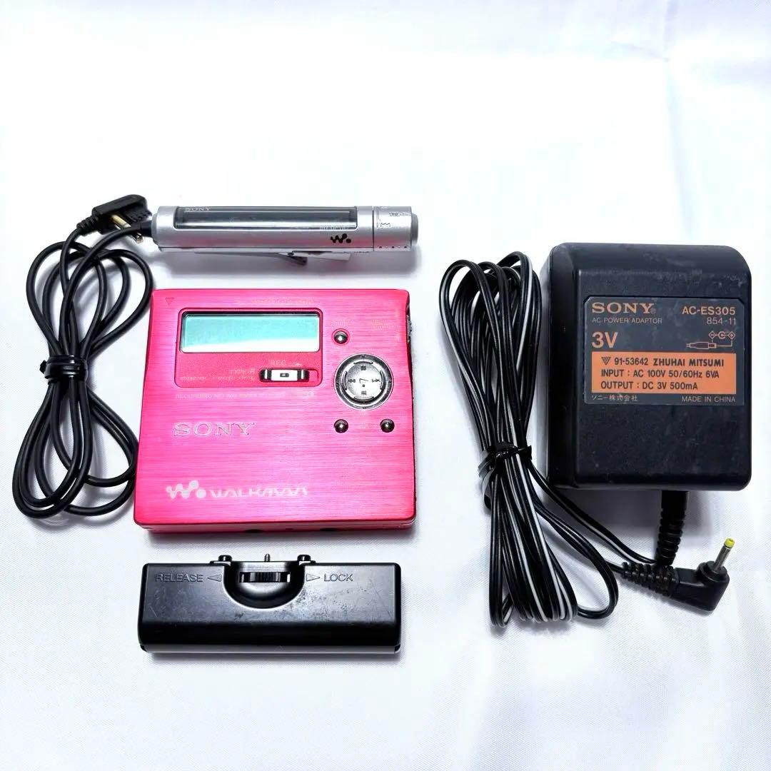 Panasonic Portable Md Player Sony Mz-R909 Walkman