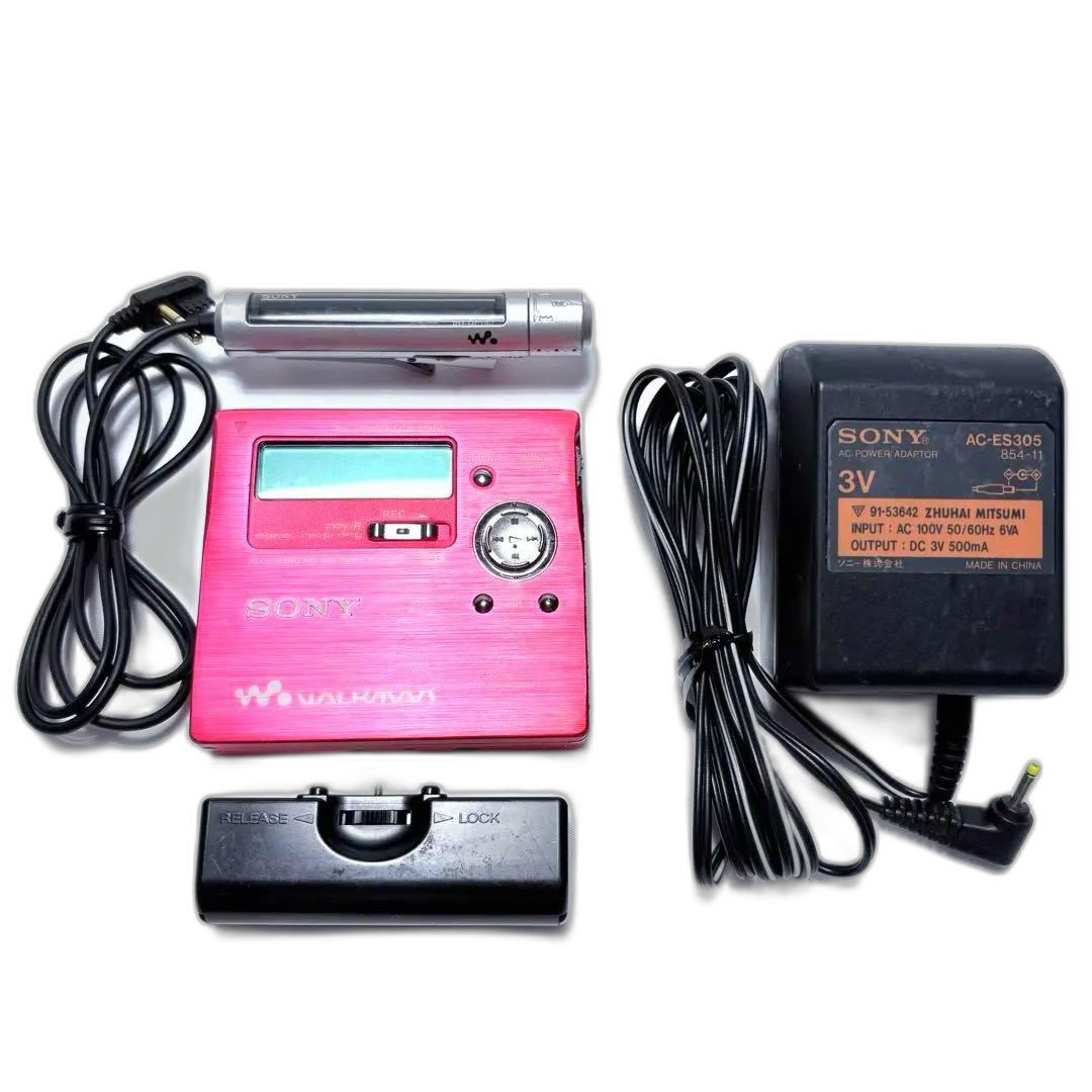 Panasonic Portable Md Player Sony Mz-R909 Walkman