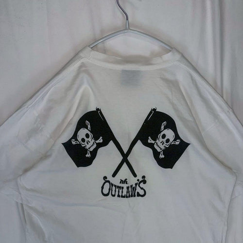 Neighborhood T-Shirts 2004 Outlaws Skull Flag