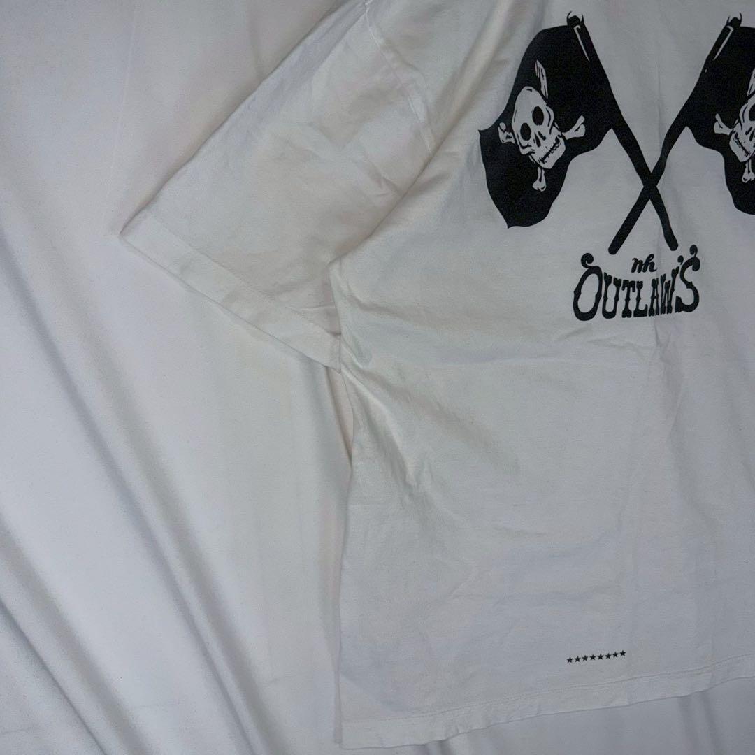 Neighborhood T-Shirts 2004 Outlaws Skull Flag