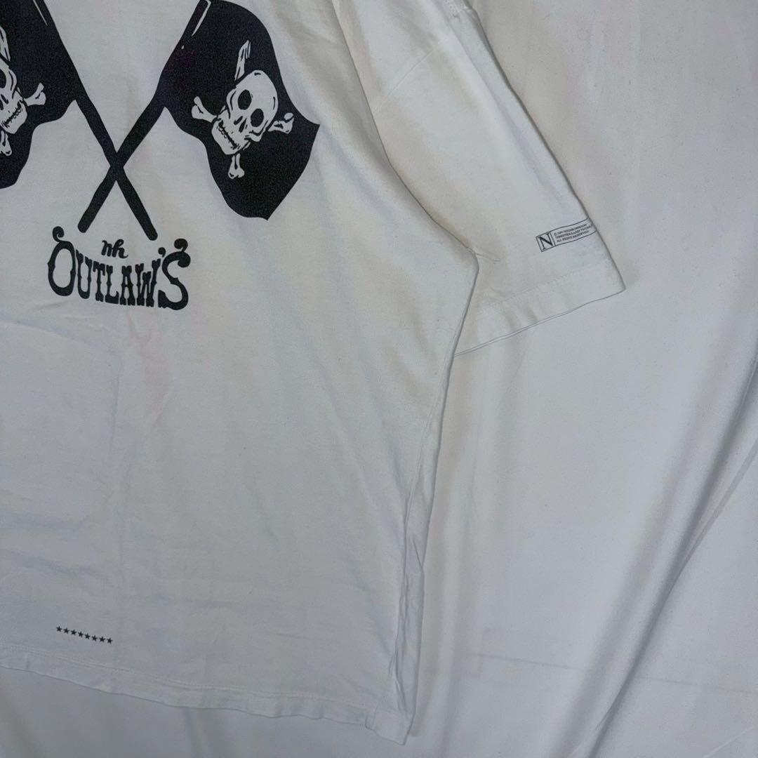 Neighborhood T-Shirts 2004 Outlaws Skull Flag