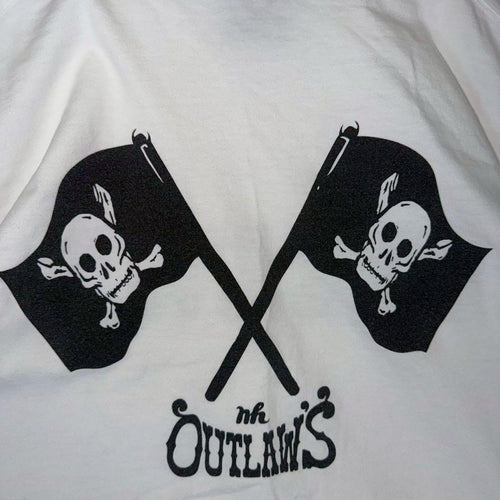 Neighborhood T-Shirts 2004 Outlaws Skull Flag