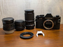 Slr Cameras (Film) Rolleiflex Sl35 28/50/135Mm+