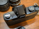 Slr Cameras (Film) Rolleiflex Sl35 28/50/135Mm+