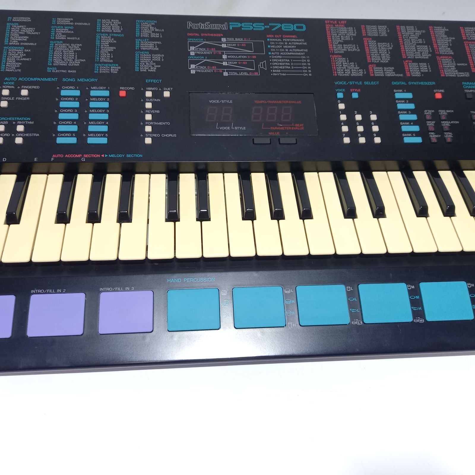 Yamaha Analog Synthesizer Pss-780