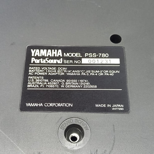 Yamaha Analog Synthesizer Pss-780