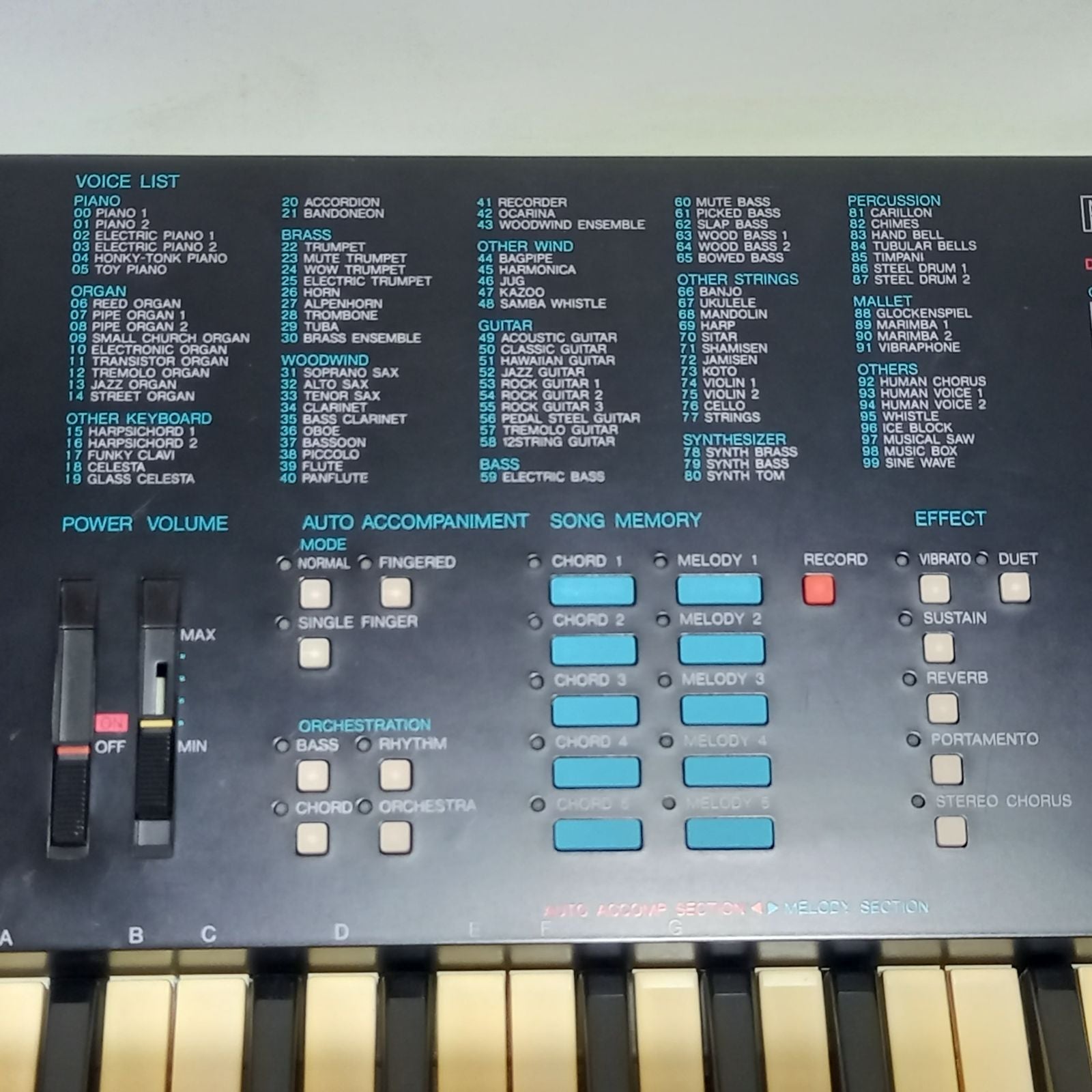 Yamaha Analog Synthesizer Pss-780
