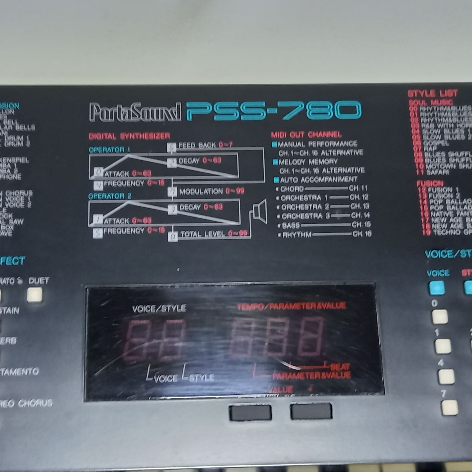 Yamaha Analog Synthesizer Pss-780