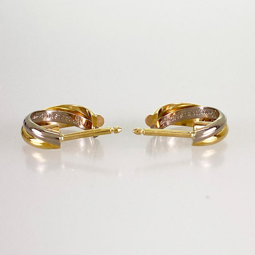 Cartier Earrings (For Both Ears) K18Yg Sss