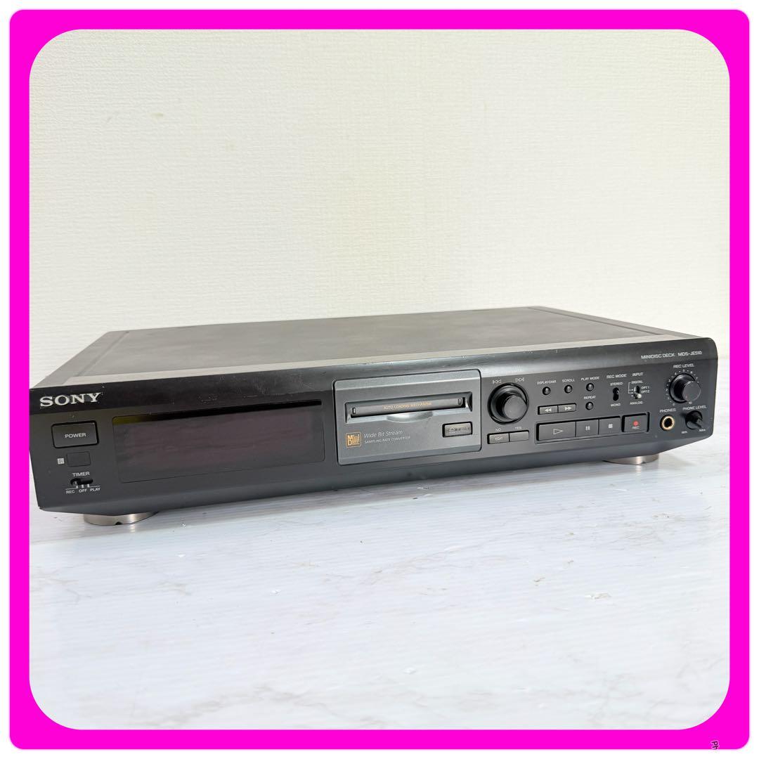 Sony Cd, Md Cassette Decks Mds-Je510
