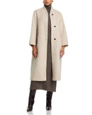 Jumper Blouson Rails Roland High Collar Long Coatmeal