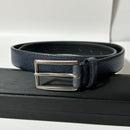 Prada Belt S 76/30 Navy, Silver