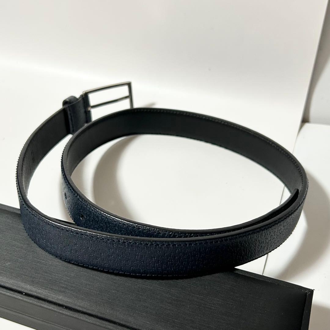 Prada Belt S 76/30 Navy, Silver