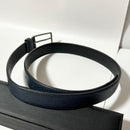 Prada Belt S 76/30 Navy, Silver