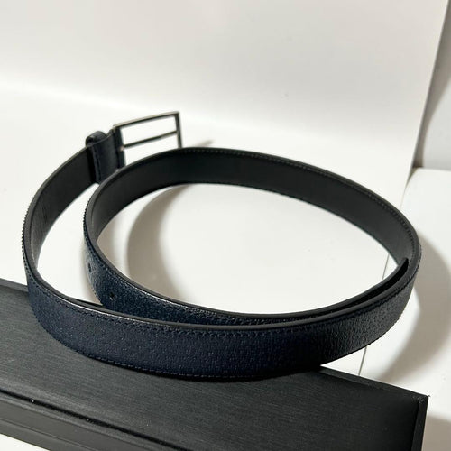 Prada Belt S 76/30 Navy, Silver