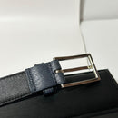 Prada Belt S 76/30 Navy, Silver