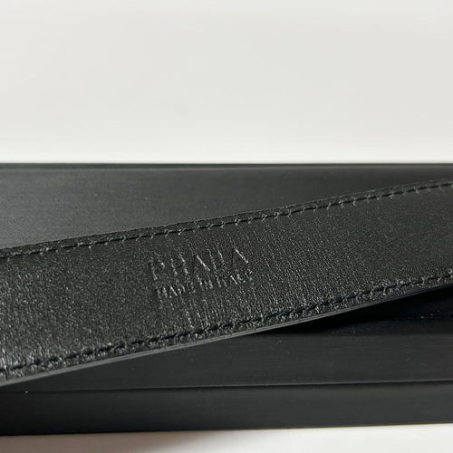 Prada Belt S 76/30 Navy, Silver