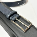 Prada Belt S 76/30 Navy, Silver