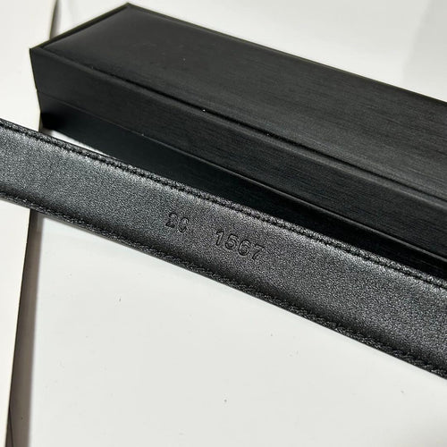 Prada Belt S 76/30 Navy, Silver