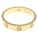Cartier Ring 1Pd Au750 K18Yg #59