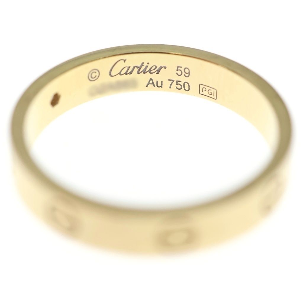 Cartier Ring 1Pd Au750 K18Yg #59