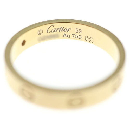 Cartier Ring 1Pd Au750 K18Yg #59