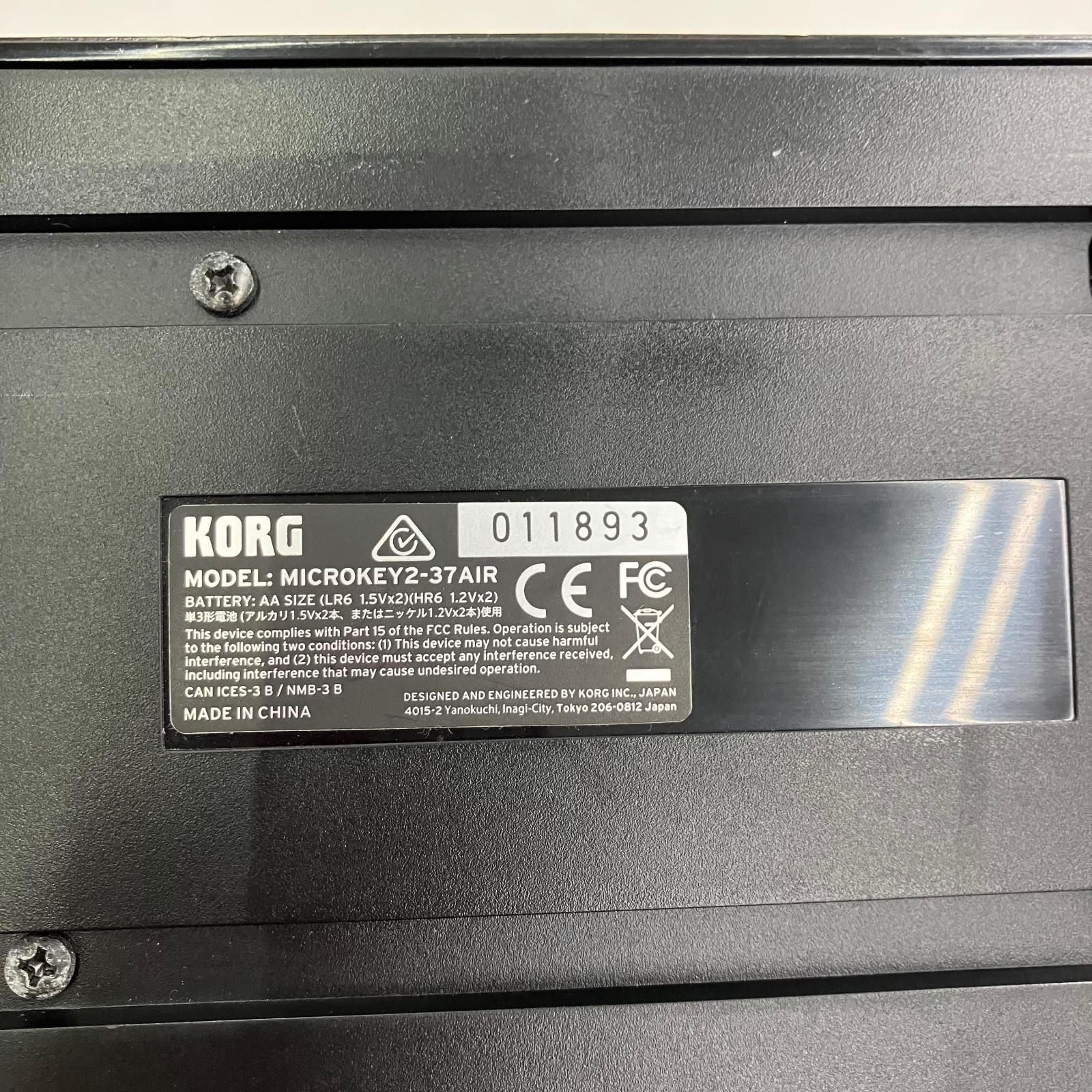 Korg Others 186000 Microkey Air 37 Usb Midi Microkey2-37Air