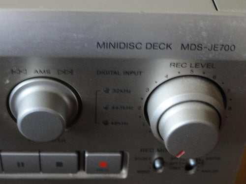 Cd, Md Cassette Decks Mds-Je700 15