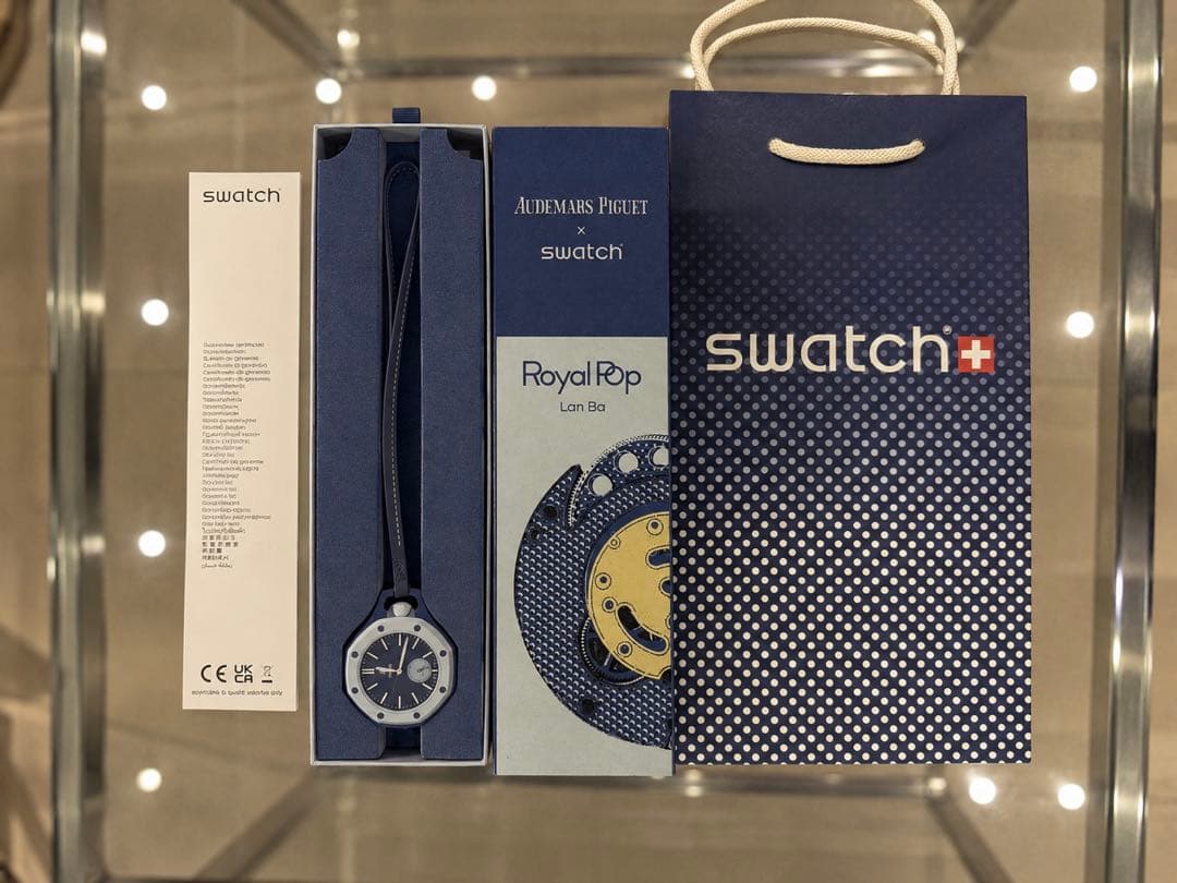Switch Pocket Watches Audemars Piguet X Swatch Royal Pop