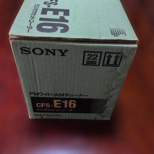 Sony Cd, Md Cassette Decks Cfs-E16