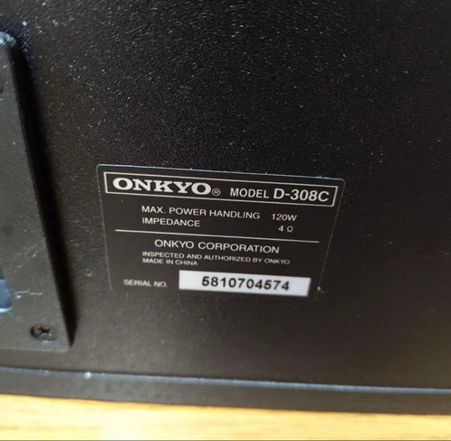 Onkyo Center Speakers 308C
