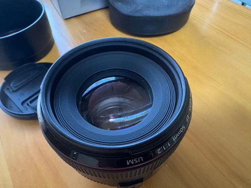 Canon Prime Lenses Ef50Mm F1.2L Usm