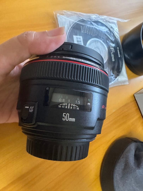 Canon Prime Lenses Ef50Mm F1.2L Usm