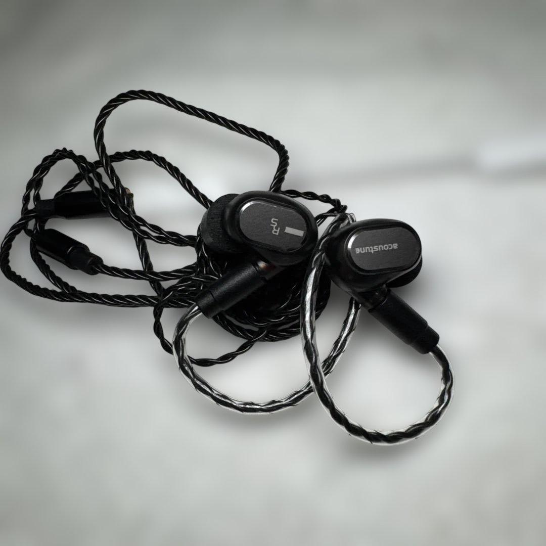 Acoustune Wired Earphones Monitor Rs One Graphite
