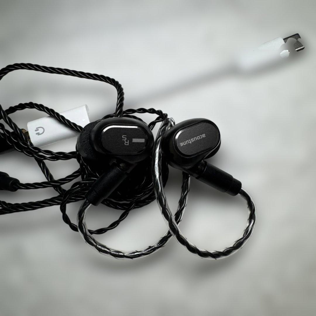 Acoustune Wired Earphones Monitor Rs One Graphite