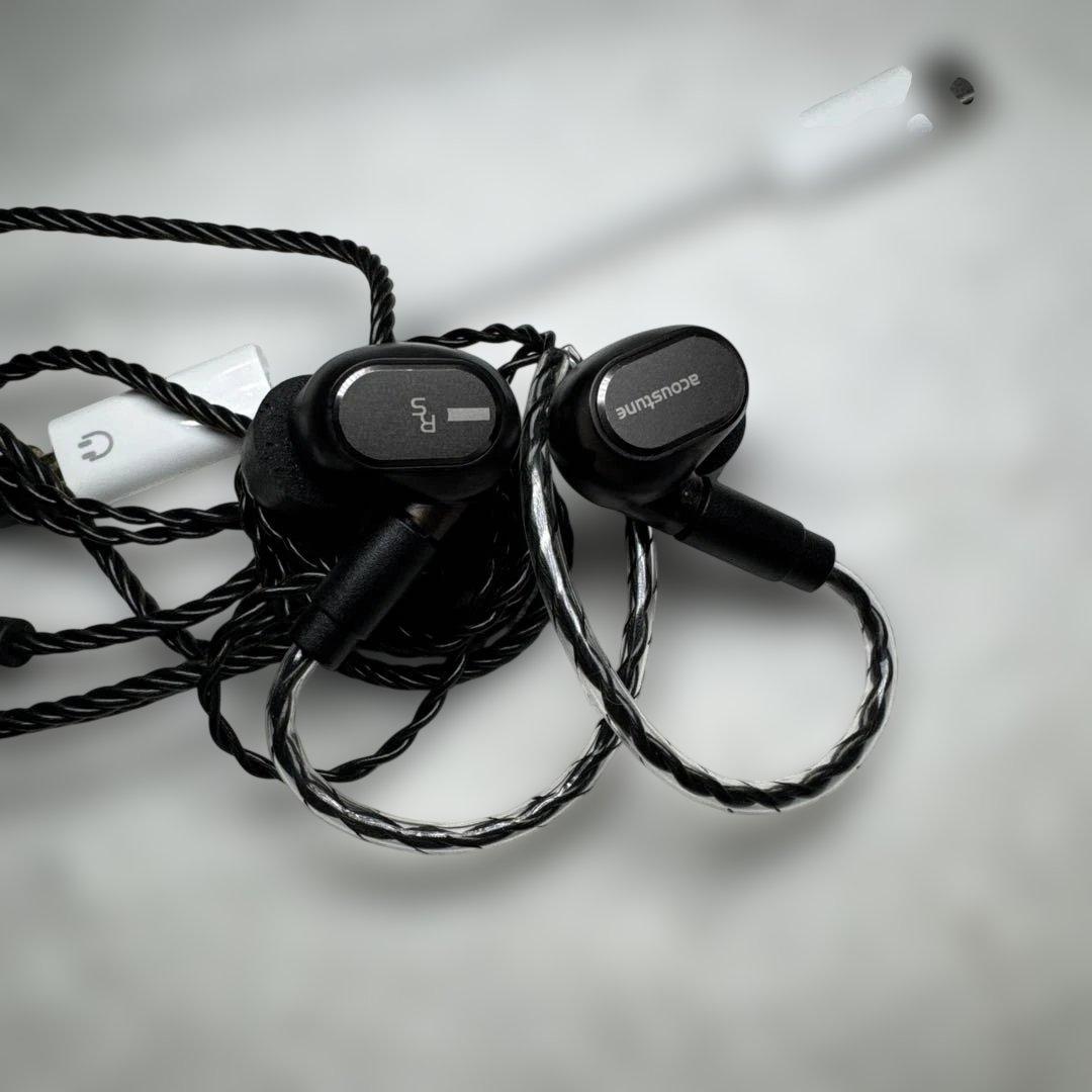 Acoustune Wired Earphones Monitor Rs One Graphite