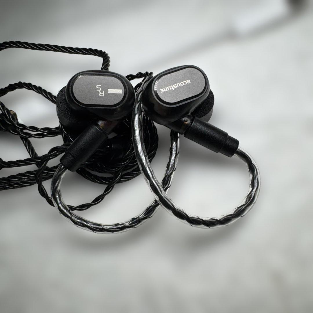 Acoustune Wired Earphones Monitor Rs One Graphite