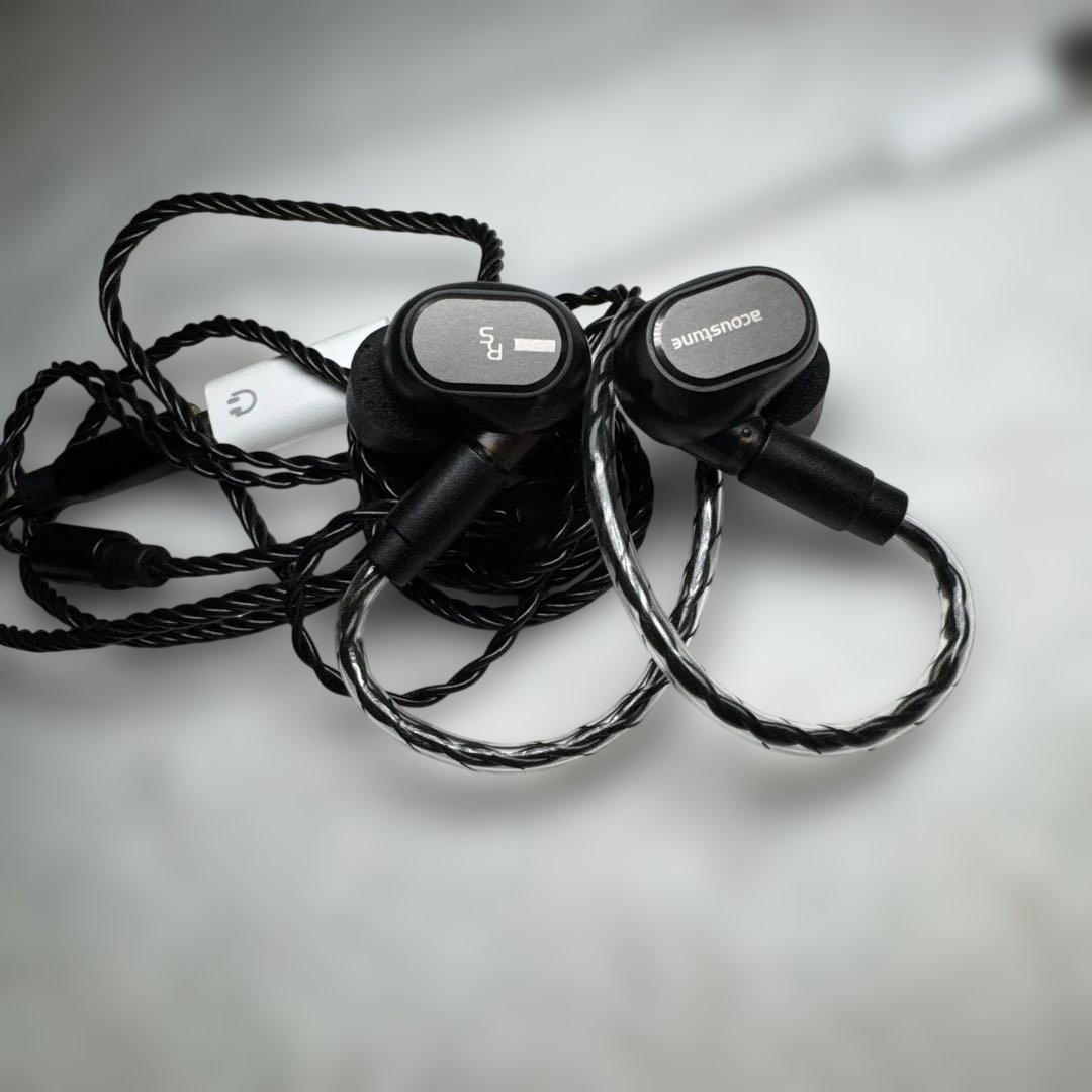 Acoustune Wired Earphones Monitor Rs One Graphite