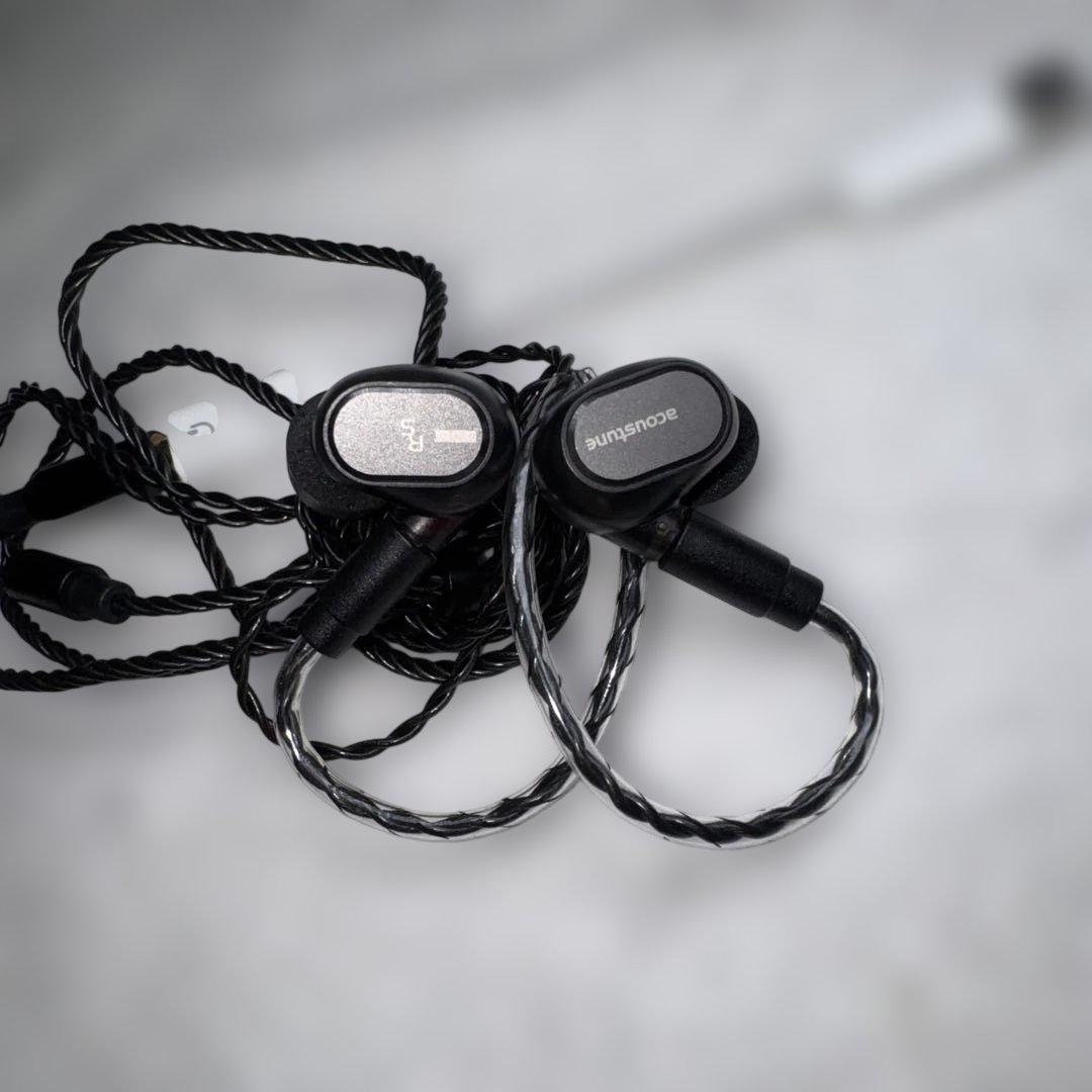Acoustune Wired Earphones Monitor Rs One Graphite