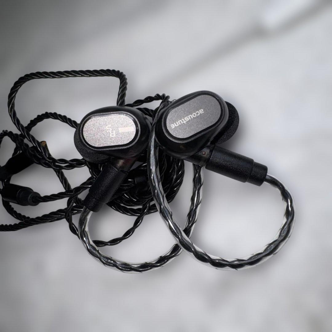Acoustune Wired Earphones Monitor Rs One Graphite
