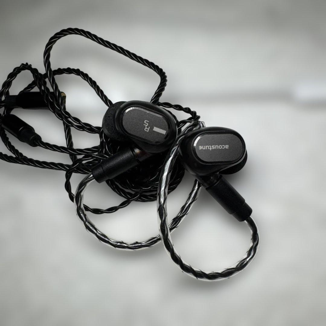 Acoustune Wired Earphones Monitor Rs One Graphite