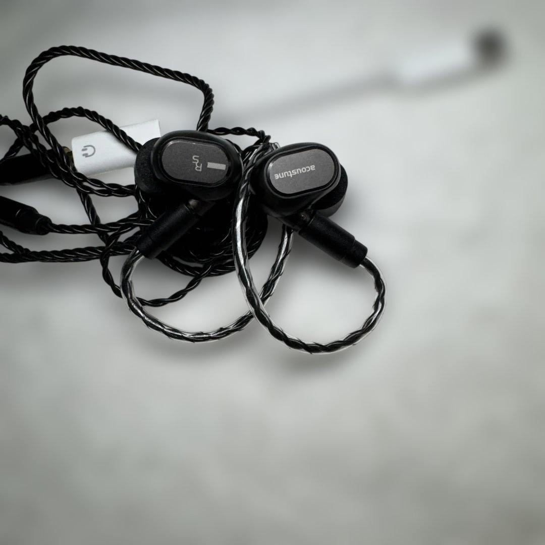 Acoustune Wired Earphones Monitor Rs One Graphite