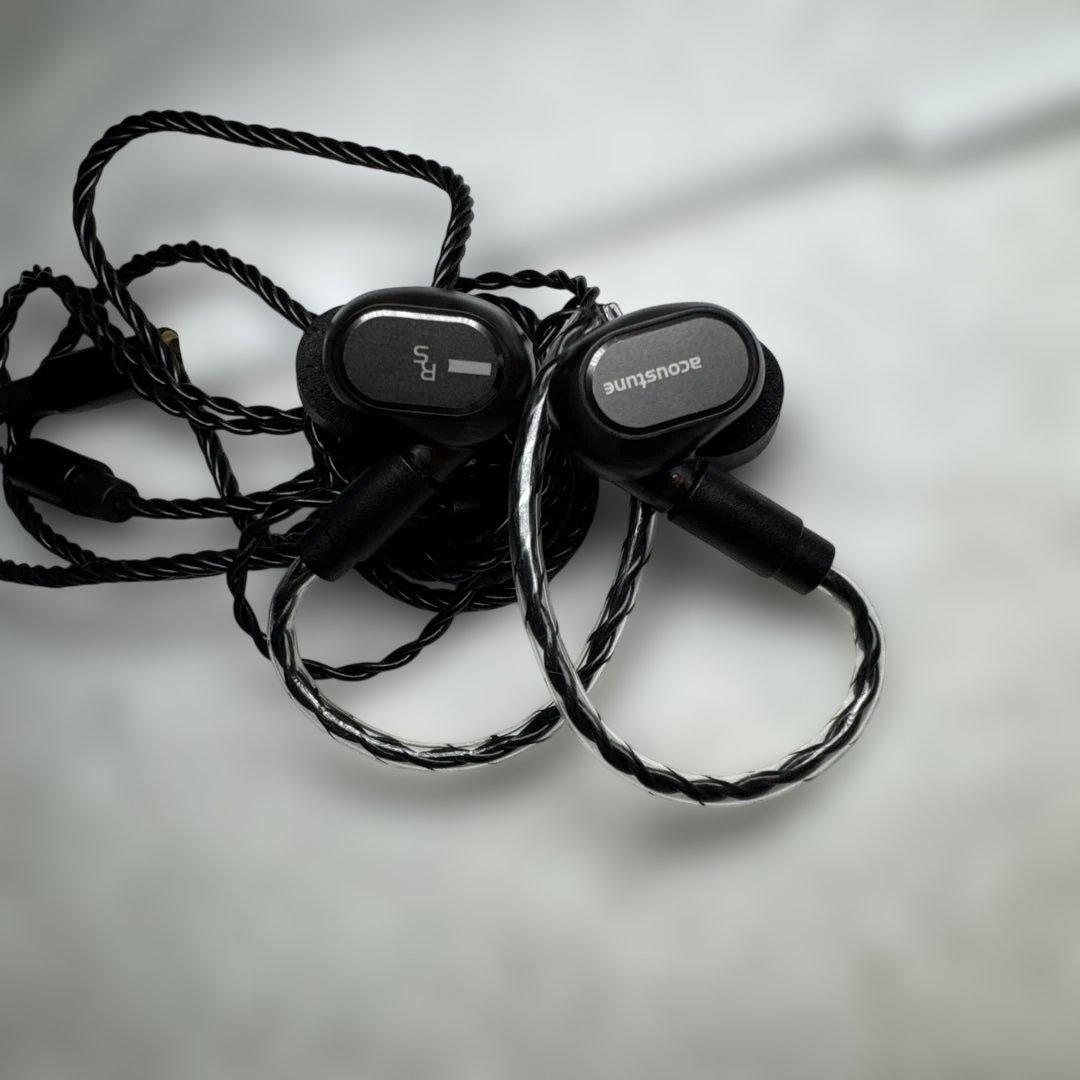 Acoustune Wired Earphones Monitor Rs One Graphite